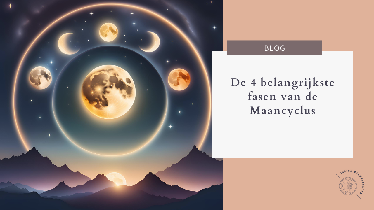 Volle Maan kalender & 4 maanfasen