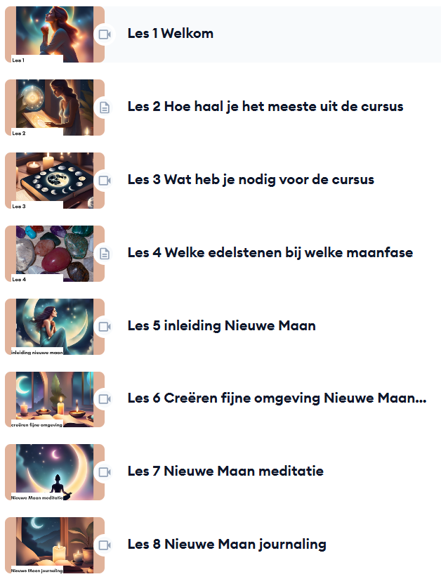 Cursus Manifesteren met de Maan - Afbeelding 2